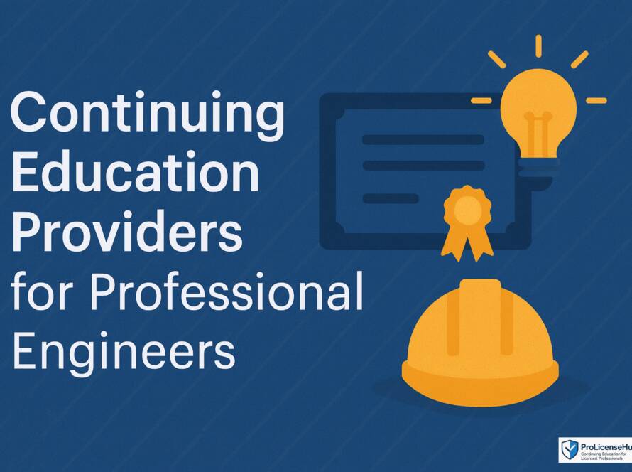 Continuing Education Providers for Professional Engineers