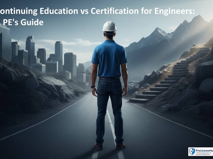 Continuing Education vs Certification for Engineers A PEs Guide