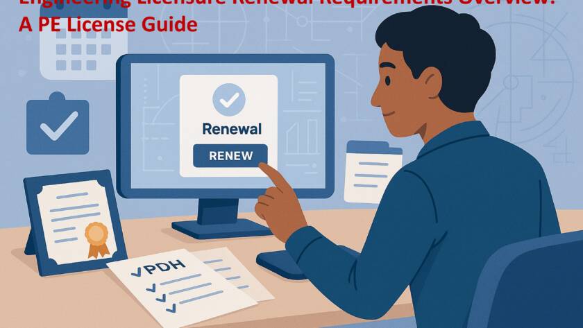 Engineering Licensure Renewal Requirements Overview: A PE License Guide