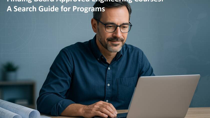 Finding Board Approved Engineering Courses: A Search Guide for Programs