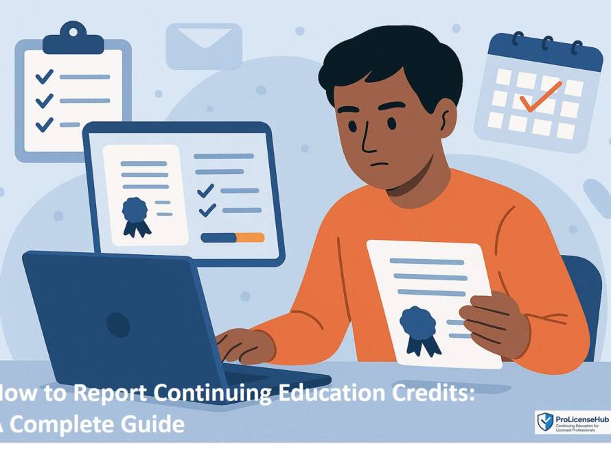 How to Report Continuing Education Credits