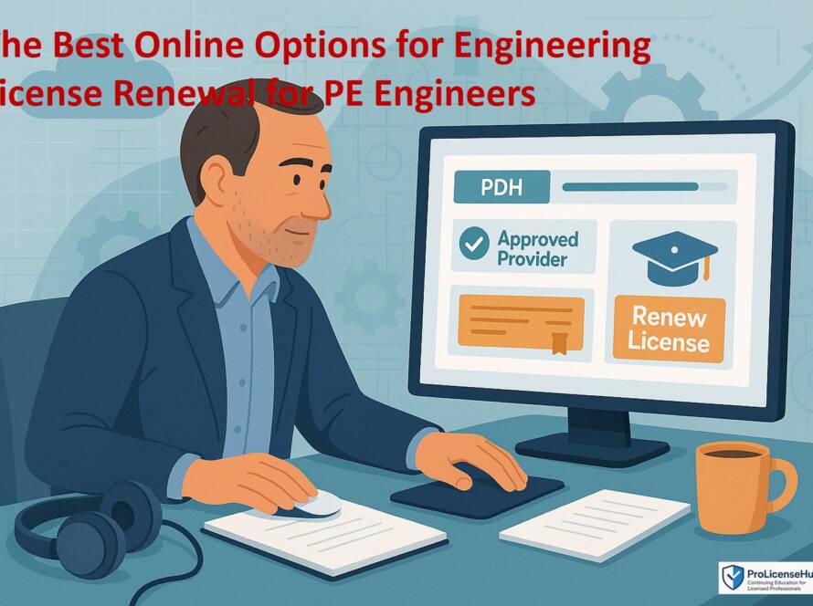 The Best Online Options for Engineering License Renewal for PE Engineers