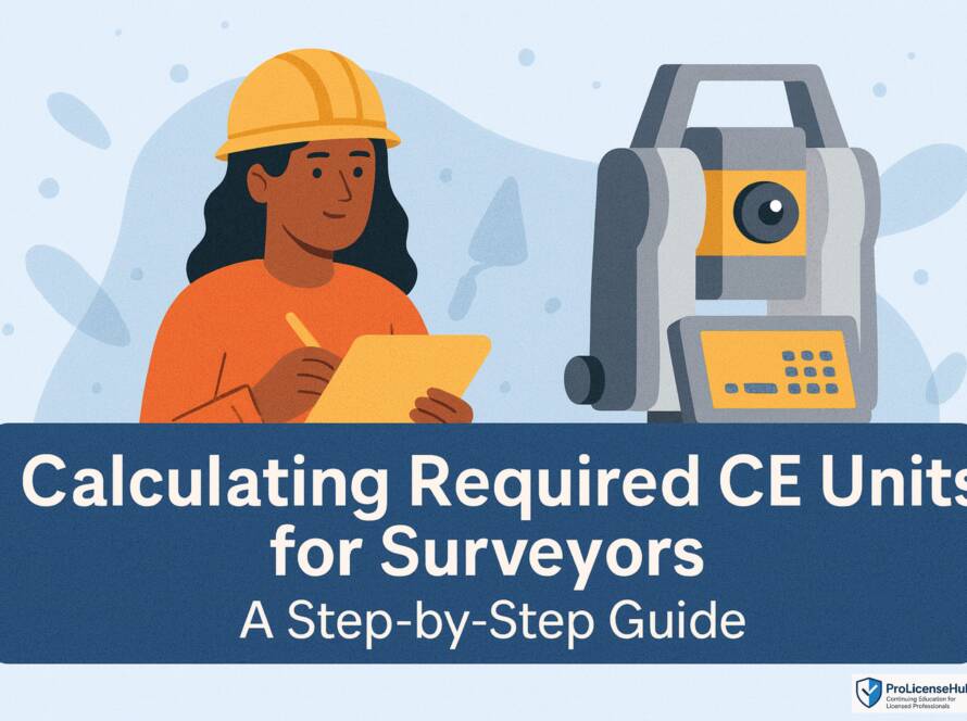 calculating required ce units for surveyors