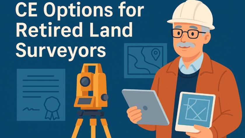 ce options for retired land surveyors